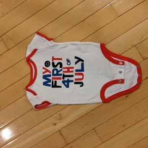 My first 4th of July onesie